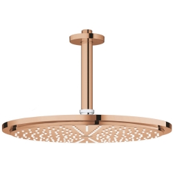 Grohe Rainshower Cosmopolitan Metal Tek Akışlı Rose Gold Tepe Duşu Seti - 26067DA0