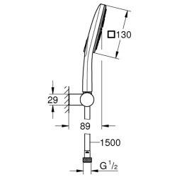 Grohe Rainshower SmartActive 3 Akışlı Duş Seti - 26589LS0 Hemen Al