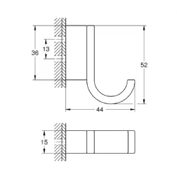 Grohe Selection Tekli Havlu Askısı - 41039000 Hemen Al