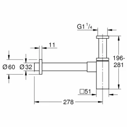 Grohe Gri Sifon - 40564A00 Hemen Al