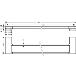 Hansgrohe AddStoris İkili Havluluk 41743000 Hemen Al