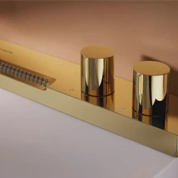 Hansgrohe Avalegra AquaUnit 58x48 Cm Bataryalı Beyaz-Parlak Altın Lavabo - 22472990 Hemen Al