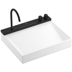 Hansgrohe Avalegra AquaUnit 58x48 Cm Bataryalı Beyaz-Satin Siyah Lavabo - 22472670