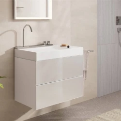 Hansgrohe Avalegra AquaUnit 78x48 Cm Bataryalı Beyaz-Krom Lavabo - 22473000 Hemen Al