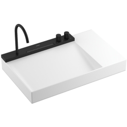 Hansgrohe Avalegra AquaUnit 78x48 Cm Bataryalı Beyaz-Satin Siyah Lavabo - 22473670