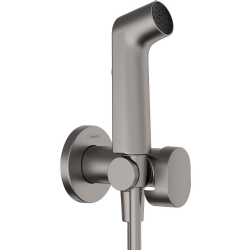 Hansgrohe Bidette El Duşu 1jet S EcoSmart+ Sıcak-Soğuk Su İçin Duş Askısı ve Mat Siyah 125 Cm Duş Hortumu İle 29232340