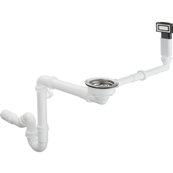 Hansgrohe D14-10 Tek Hazneli Eviye İçin Manuel Gider ve Taşma Seti - 43921800