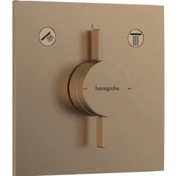 Hansgrohe DuoTurn E 2 Çıkış İçin Mat Bronz Ankastre Banyo Bataryası 75417140 Hemen Al