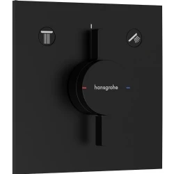Hansgrohe DuoTurn E 2 Çıkış İçin Satin Siyah Ankastre Banyo Bataryası 75417670 Hemen Al