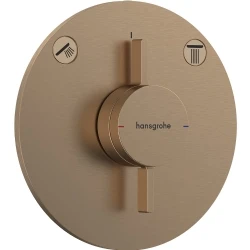 Hansgrohe DuoTurn S 2 Çıkış İçin Mat Bronz Ankastre Banyo Bataryası 75418140 Hemen Al