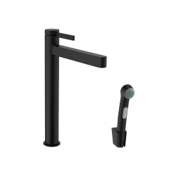 Hansgrohe Finoris Tek Kollu Mat Siyah Lavabo Bataryası Hemen Al