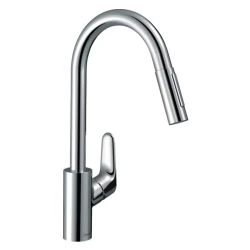 Hansgrohe Focus Tek kollu Mutfak Bataryası 240 Çekilebilir Çıkış Ucu Krom 73880800 Hemen Al