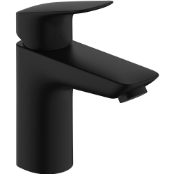 Hansgrohe Logis 100 Kumandalı Satin Siyah Tek Kollu Lavabo Bataryası 71100670