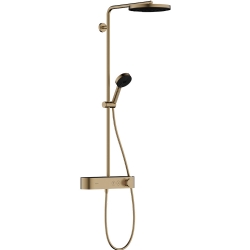 Hansgrohe Pulsify S 260 1jet, ShowerTablet Select Mat Bronz Duş Kolonu