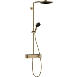 Hansgrohe Pulsify S 260 1jet, ShowerTablet Select Mat Bronz EcoSmart Duş kolonu 24221140 Hemen Al