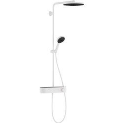 Hansgrohe Pulsify S 260 1jet, ShowerTablet Select Satin Beyaz Duş kolonu 24220700