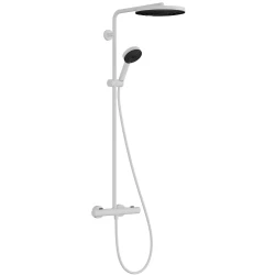 Hansgrohe Pulsify S Puro Showerpipe 260 1Jet Ecostat Mat Beyaz Fine ve El Duşu - 24236700 Hemen Al