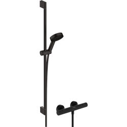Hansgrohe Pulsify Select S Satin Siyah Termostatik Banyo Bataryalı 90 Cm Duş Barı - 24261670