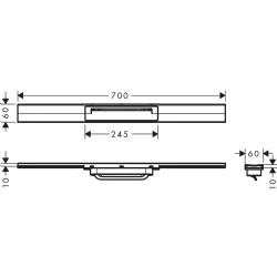 Hansgrohe RainDrain Flex 70 Cm Altın Duş Kanalı 56043990 Hemen Al