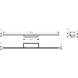 Hansgrohe RainDrain Minimalistic Duş Kanalı - 56221000 Hemen Al