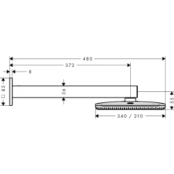 Hansgrohe Raindance Alive Q 210/340 2jet EcoSmart Mat Bronz Tepe Duşu - 24551140 Hemen Al