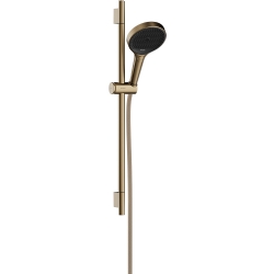 Hansgrohe Rainfinity Duş Seti 130 3jet Duş Barı 65 Cm ve Designflex Textile Mat Bronz Duş Hortumu 160 Cm ile 28745140