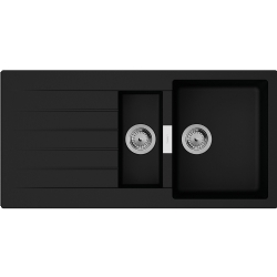 Hansgrohe S52 S520-F530 Grafit Siyahı Ankastre Granit Eviye - 43357170