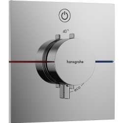 Hansgrohe ShowerSelect Comfort E,1 Çıkış İçin Ankastre Termostatik Banyo Bataryası 15571000