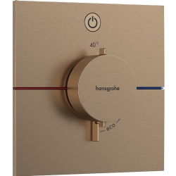 Hansgrohe ShowerSelect Comfort E Mat Bronz 1 Çıkış İçin Ankastre Termostatik Banyo Bataryası 15571140