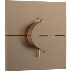 Hansgrohe ShowerSelect Comfort E Mat Bronz Ankastre Termostatik Banyo Bataryası 15574140