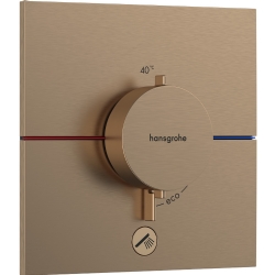 Hansgrohe ShowerSelect Comfort E Mat Bronz Ankastre Termostatik Banyo Bataryası 15575140