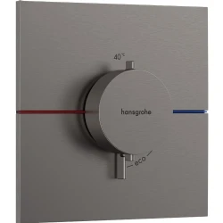 Hansgrohe ShowerSelect Comfort E Mat Siyah Krom Ankastre Termostatik Banyo Bataryası 15574340 Hemen Al