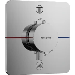 Hansgrohe ShowerSelect Comfort Q 2 Çıkış İçin Ankastre Termostatik Banyo Bataryası 15583000 Hemen Al