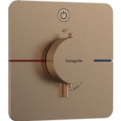 Hansgrohe ShowerSelect Comfort Q Mat Bronz 1 Çıkış İçin Ankastre Termostatik Banyo Bataryası 15581140