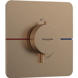 Hansgrohe ShowerSelect Comfort Q Mat Bronz Ankastre Termostatik Banyo Bataryası 15588140