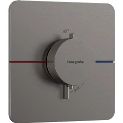 Hansgrohe ShowerSelect Comfort Q Mat Siyah Krom Ankastre Termostatik Banyo Bataryası 15588340 Hemen Al