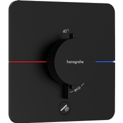 Hansgrohe ShowerSelect Comfort Q Satin Siyah Ankastre Montaj Termostatik Banyo Bataryası 15589670