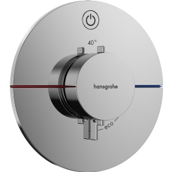 Hansgrohe ShowerSelect Comfort S 1 Çıkış İçin Ankastre Termostatik Banyo Bataryası 15553000