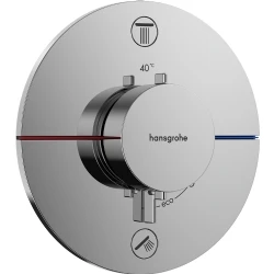 Hansgrohe ShowerSelect Comfort S 2 Çıkış İçin Ankastre Termostatik Banyo Bataryası 15554000 Hemen Al