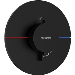 Hansgrohe ShowerSelect Comfort S Satin Siyah Ankastre Termostatik Banyo Bataryası 15559670