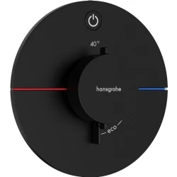 Hansgrohe ShowerSelect Comfort S Satin Siyah 1 Çıkış İçin Ankastre Termostatik Banyo Bataryası 15553670 Hemen Al