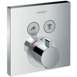 Hansgrohe ShowerSelect Termostatik Batarya, ankastre, 2 çıkış için