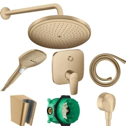 Hansgrohe Talis E Mat Bronz Ankastre Duş Seti