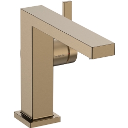 Hansgrohe Tecturis E 110 Fine CoolStart Bas-aç Gider Seti İle Mat Bronz Tek Kollu Lavabo Bataryası  73020140