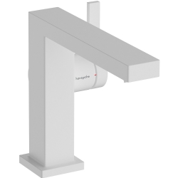 Hansgrohe Tecturis E 110 Fine CoolStart Bas-aç Gider Seti İle Satin Beyaz Tek Kollu Lavabo Bataryası 73020700