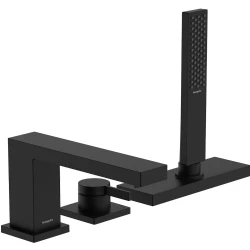 Hansgrohe Tecturis E sBox İle 3-Delikli Küvet Kenarı Satin Siyah Tek Kollu Banyo Bataryası 73443670 Hemen Al