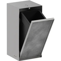 Hansgrohe XtraStoris Rock Ankastre Paslanmaz Çelik Çöp Kutusu - 56063800 Hemen Al