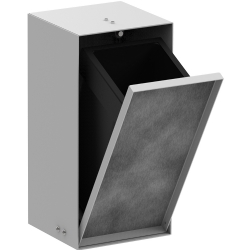 Hansgrohe XtraStoris Rock Ankastre Satin Beyaz Çöp Kutusu - 56063700
