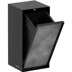 Hansgrohe XtraStoris Rock Ankastre Satin Siyah Çöp Kutusu - 56063670 Hemen Al