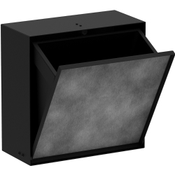 Hansgrohe XtraStoris Rock Ankastre Satin Siyah Çöp Kutusu - 56090670